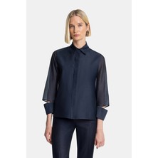 Vakko By Peserıco Navy Shirt