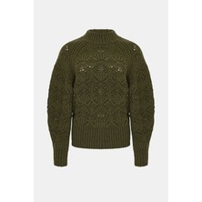 Zimmermann Zımmermann Green Wool Knit Sweater