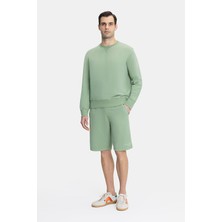 Vakko By Danıele Fıesolı Green Cotton Elastane Shorts