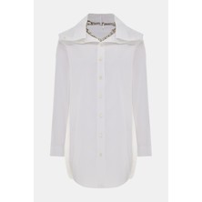 Y Project Relaxed Fit White Striped Shirt