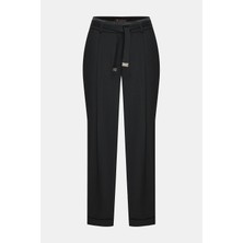 Vakko By Peserıco Black Wool Trousers