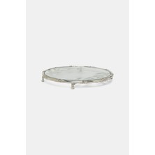 Vakko Bamboo Pattern Glass Tray 14.5 cm