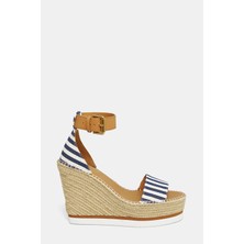 See by Chloe See By Chloé Navy Striped Shoes
