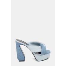 Sissi Rossi Sı Rossı Blue Slippers