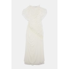 Christopher Esber Chrıstopher Esber Cream Midi Dress
