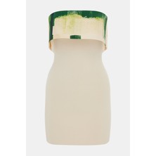 Alexis Alexıs Green Patterned Dress