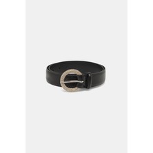 Orciani Orcıanı Black Leather Belt