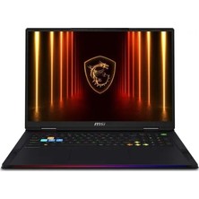 Msi Raider 18 Hx Aı A2XWJG Ultra 9 285HX Rtx 5090 128 GB Ram 2 Tb SSD 18" Qhd+ W11 Home A2XWJG-452US