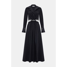 Simkhai Sımkhaı Black Midi Dress