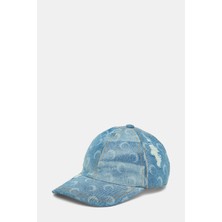 Marine Serre Marıne Serre Light Blue Patterned Hat