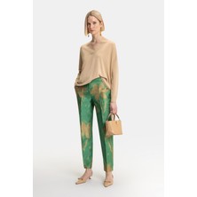 Vakko By Lorena Antonıazzı Green Trousers