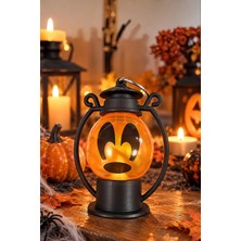 Patladı Gitti Halloween Cadılar Bayramı Hayalet Yüzlü Dekoratif Fener