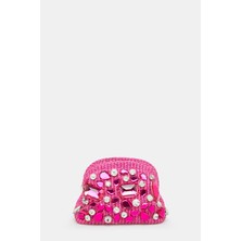 Gedebe Fuchsia Stone Embellished Bag