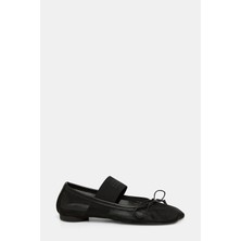 Maıson Margıela Mm6 Black Ballet Flats