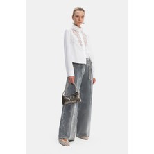 Vakko By Forte Forte Grey Wide-Leg Trousers