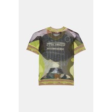 Ottolınger Multicolor Crew Neck Patterned T-Shirt