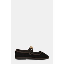 Ilıo Smeraldo Brown Ballet Flats