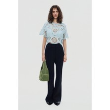 Proenza Schouler Black Wide-Leg Trousers