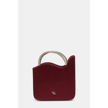 Le Silla Le Sılla Burgundy Satin Bag