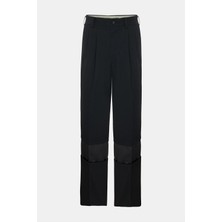 Comme Des Garçons Comme Des Garcons Black Straight-Leg Wool Trousers