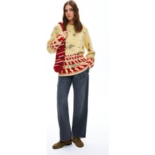 Jw Anderson Cream Knit Sweater
