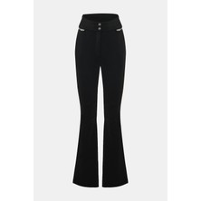 Fusalp Black Wide-Leg Trousers