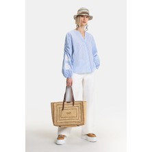 Vakko By Lorena Antonıazzı White Wide-Leg Trousers