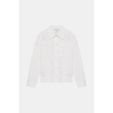 Marine Serre Marıne Serre Ecru Patterned Shirt