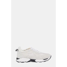 Vakko By Lorena Antonıazzı Ecru Leather Sneakers
