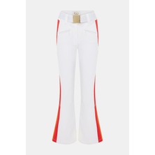 Goldbergh White Straight-Leg Trousers