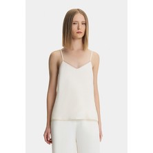 Vakko By Fabıana Fılıppı Ecru Strappy Blouse