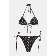 Marine Serre Marıne Serre Natural Patterned Bikini