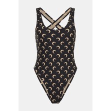 Marine Serre Marıne Serre Natural Patterned Swimsuit