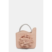 Le Silla Le Sılla Powder Pink Straw Bag