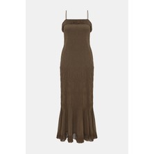 By Malene Birger By Malene Bırger Brown Midi Dress