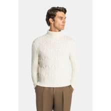 Vakko By Danıele Fıesolı Turtleneck Cashmere Knit Sweater