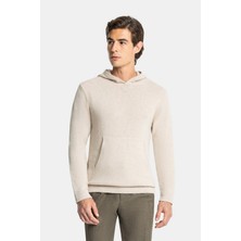 Vakko By Danıele Fıesolı Hooded Cashmere Knit Sweater