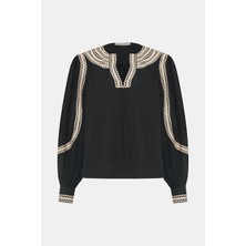 Ulla Johnson Black Blouse