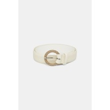 Orciani Orcıanı Ecru Leather Belt