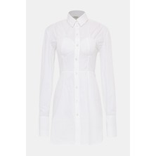 Nensi Dojaka White Shirt
