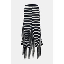 Proenza Schouler Navy Striped Skirt