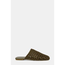 Stuart Weitzman Stuart Weıtzman Brown Satin Slides