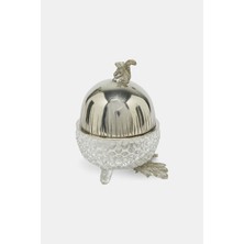 Vakko Acorn Lidded Glass Bowl