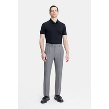 Vakko By PT01 Grey Melange Trousers
