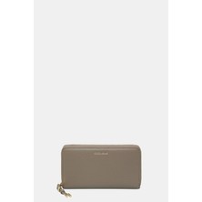 Coccınelle Taupe Leather Wallet