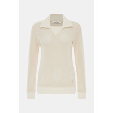 Wales Bonner Cream Long-Sleeve Blouse