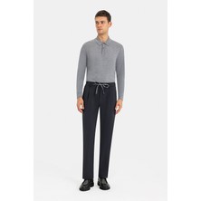 Vakko By Berwıch Navy Trousers