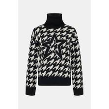 Perfect Moment Chunky Houndstooth Knit Sweater