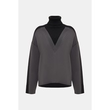 Maıson Margıela Mm6 Grey Melange Sweater