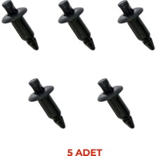 Uygun Kauçuk Motosiklet Kaporta Klipsi 5 Adet 6 mm